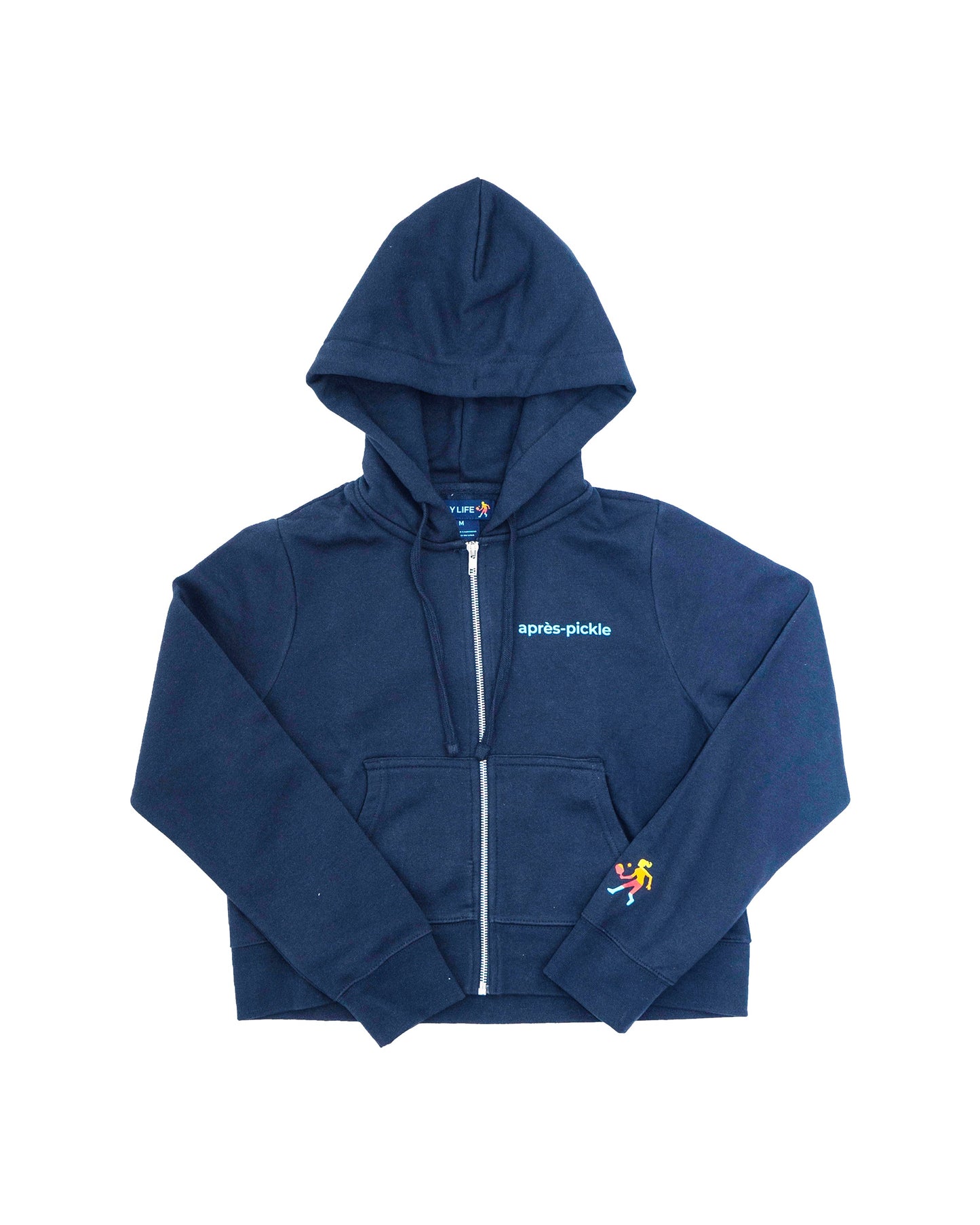 Women's après-pickle Crop Fit Full Zip Hoodie