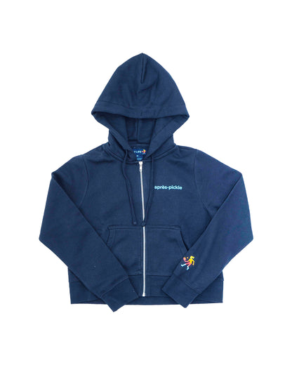 Women's après-pickle Crop Fit Full Zip Hoodie