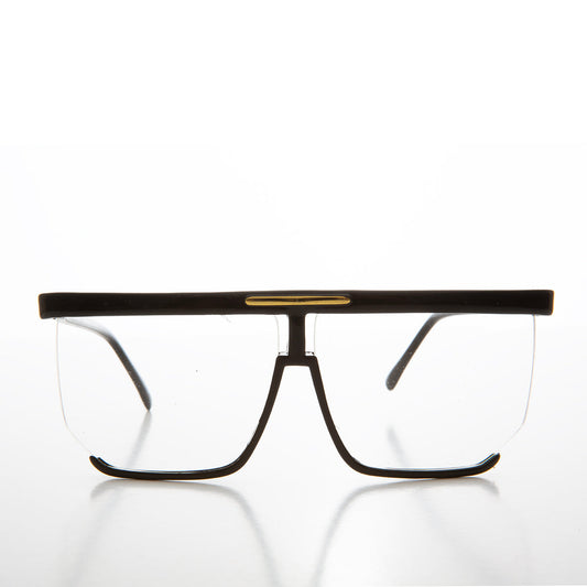 Flat Top Protective Safety Eyeglasses - Plot