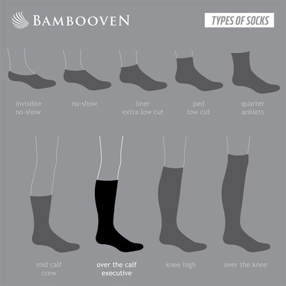 Men’s Bamboo Dress & Trouser Socks 6-Pack - 626