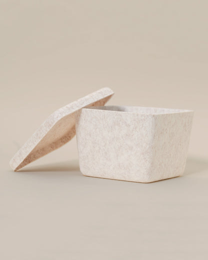 The Sculpted Bin - Petite with Lid | Set of 3