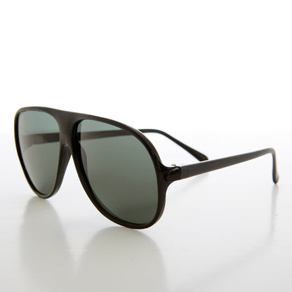 Vintage Pilot Sunglasses with Glass Lens - Tank