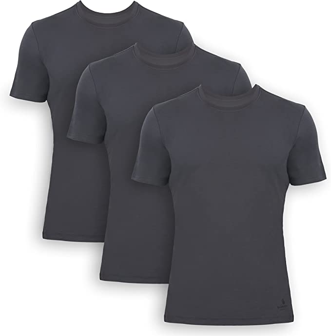Men's Bamboo Crew Neck Undershirts (3-Pack)