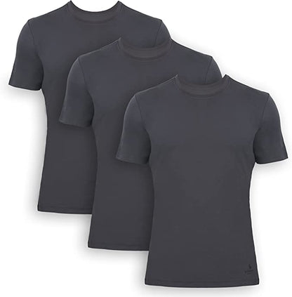 Men's Bamboo Crew Neck Undershirts (3-Pack)