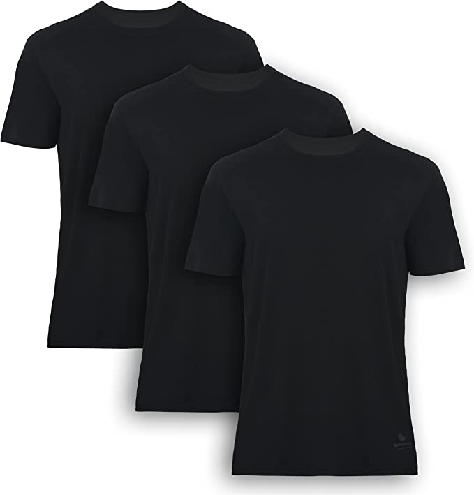 Men's Bamboo Crew Neck Undershirts (3-Pack)
