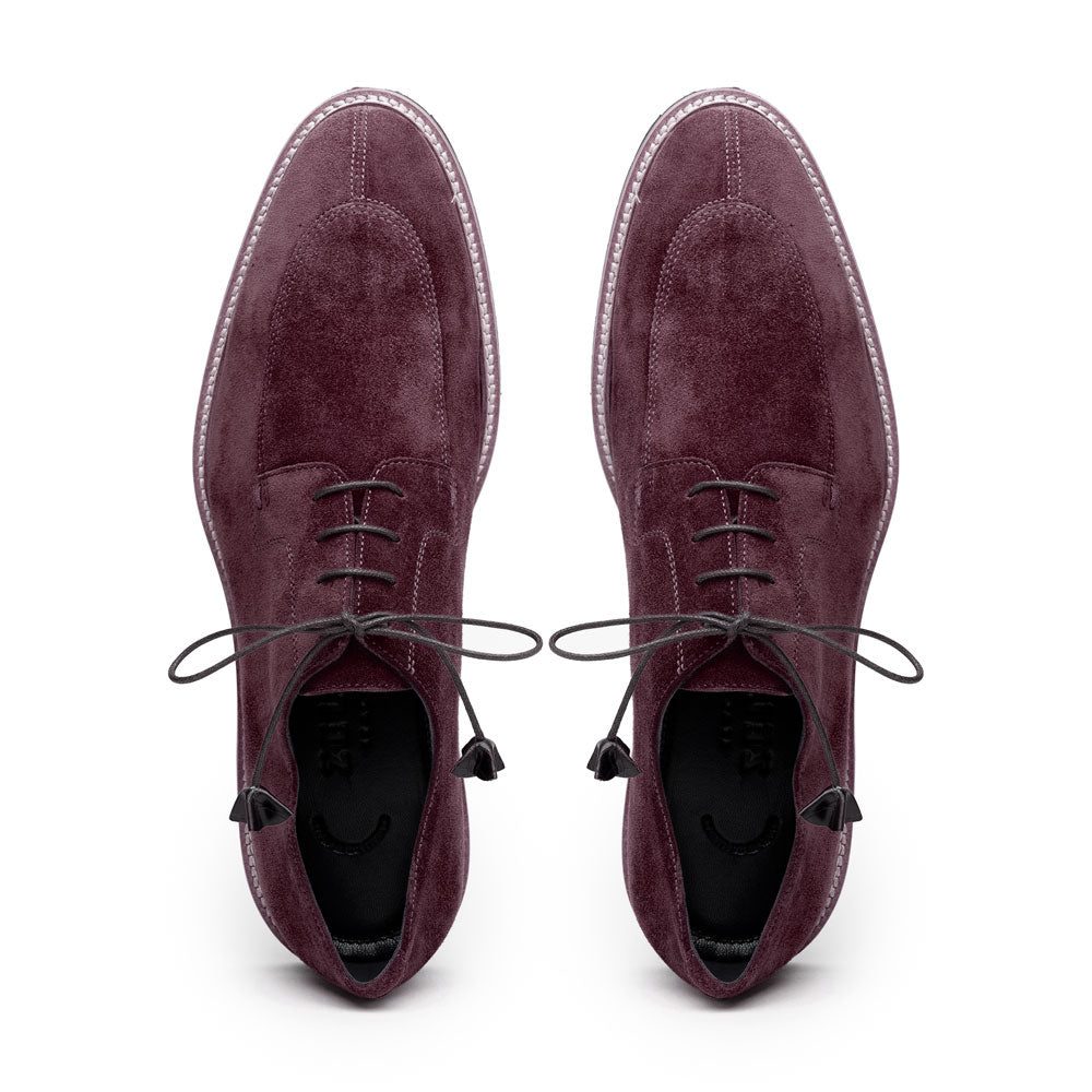 26-220-BDX CAMPO Sueded Goatskin Lace Up, Bordeaux