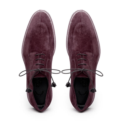 26-220-BDX CAMPO Sueded Goatskin Lace Up, Bordeaux