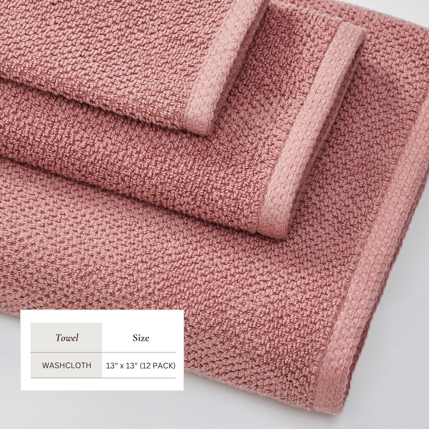 Cotton Textured Bath Towel Set - Acacia Collection