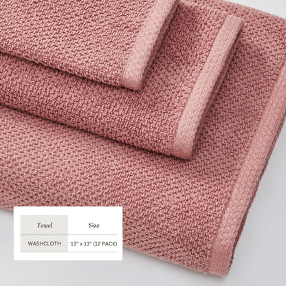 Cotton Textured Bath Towel Set - Acacia Collection