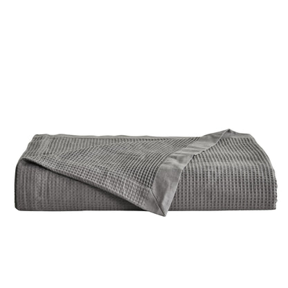 100% Cotton Small Waffle Weave Blanket - Hazel Collection