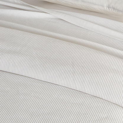 100% Cotton Small Waffle Weave Blanket - Hazel Collection