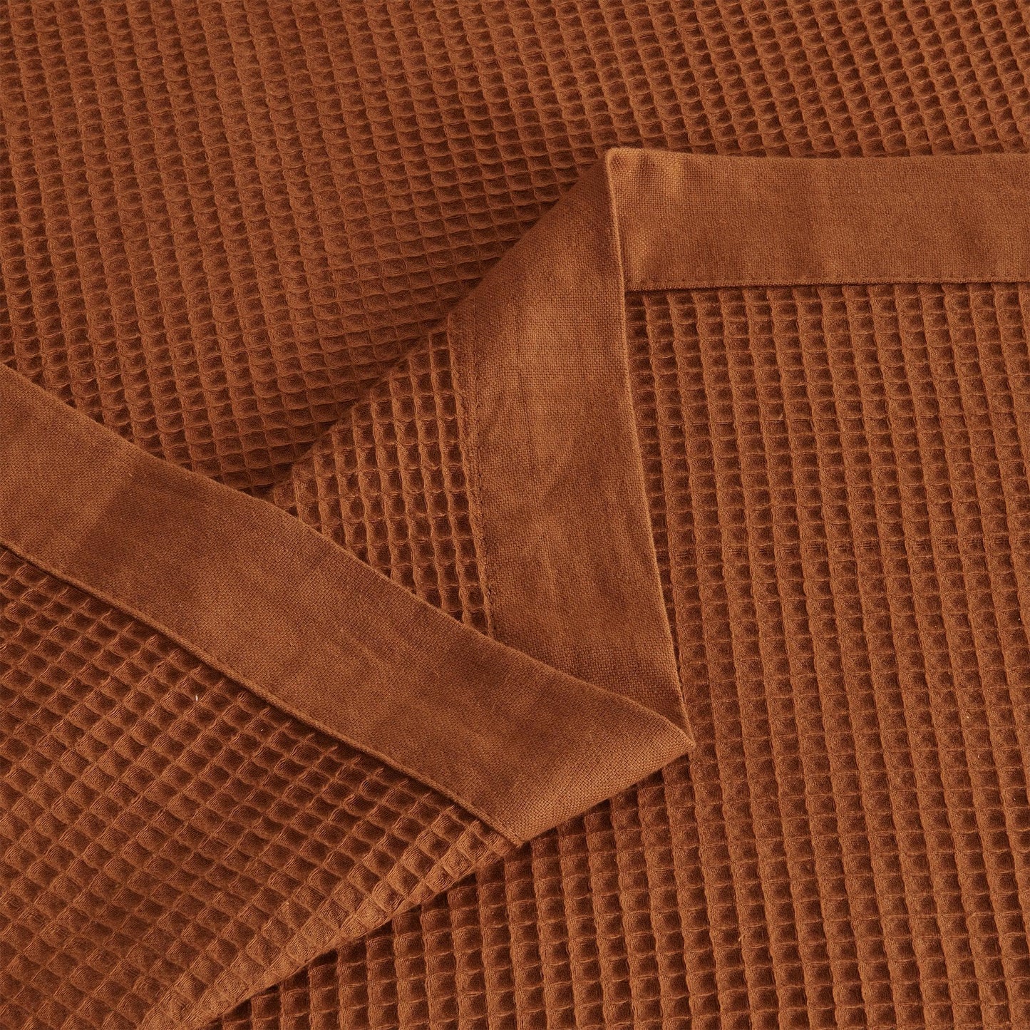 100% Cotton Small Waffle Weave Blanket - Hazel Collection