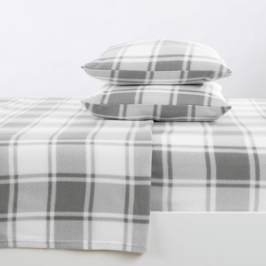 4-Piece Printed Fleece Sheet - Dara Collection