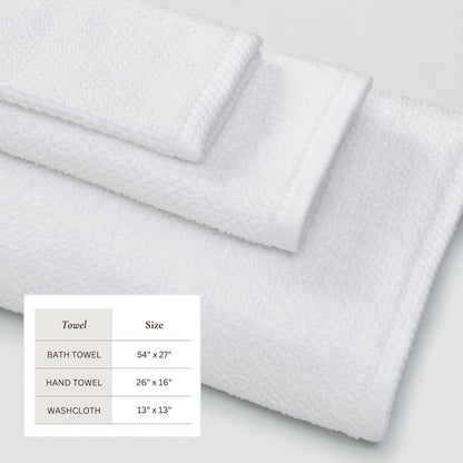 Cotton Textured Bath Towel Set - Acacia Collection