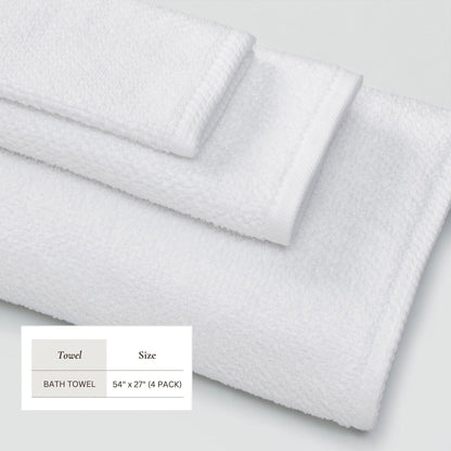Cotton Textured Bath Towel Set - Acacia Collection