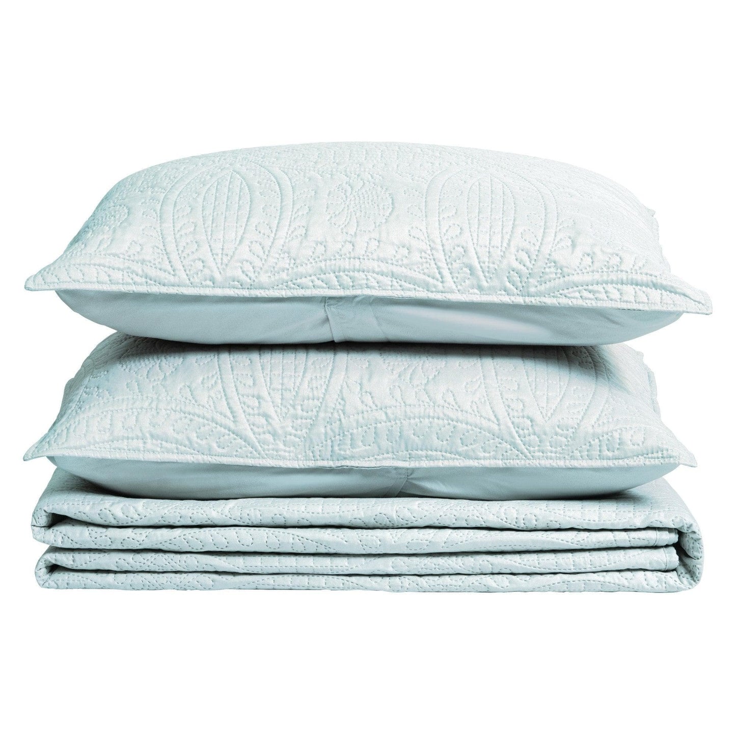 3-Piece Oversized Medallion Quilt Set - Clara Collection