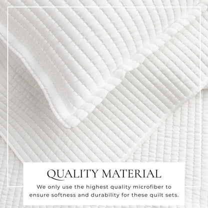 3-Piece Solid Quilt - Alicia Collection