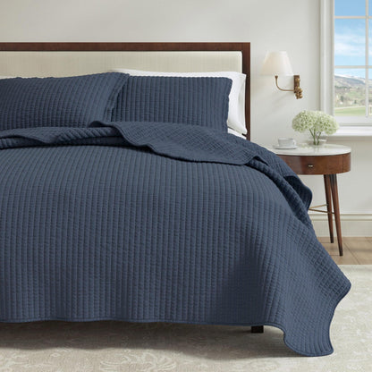 3-Piece Solid Quilt - Alicia Collection