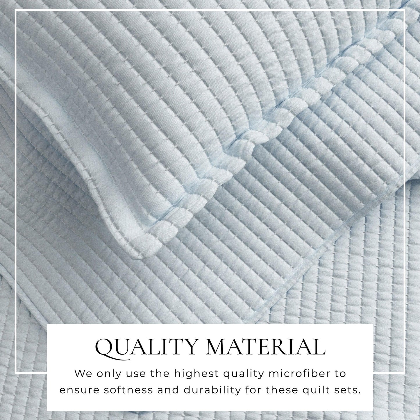 3-Piece Solid Quilt - Alicia Collection