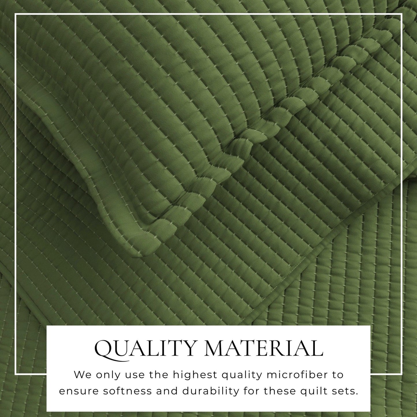 3-Piece Solid Quilt - Alicia Collection