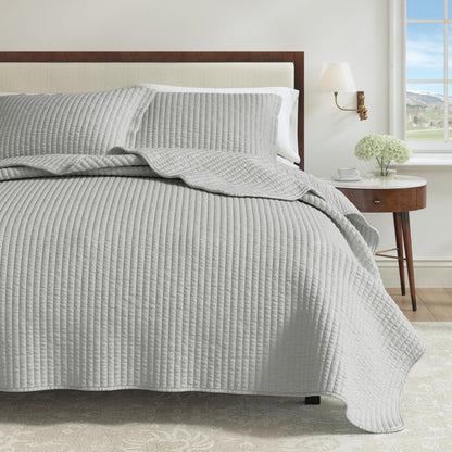 3-Piece Solid Quilt - Alicia Collection