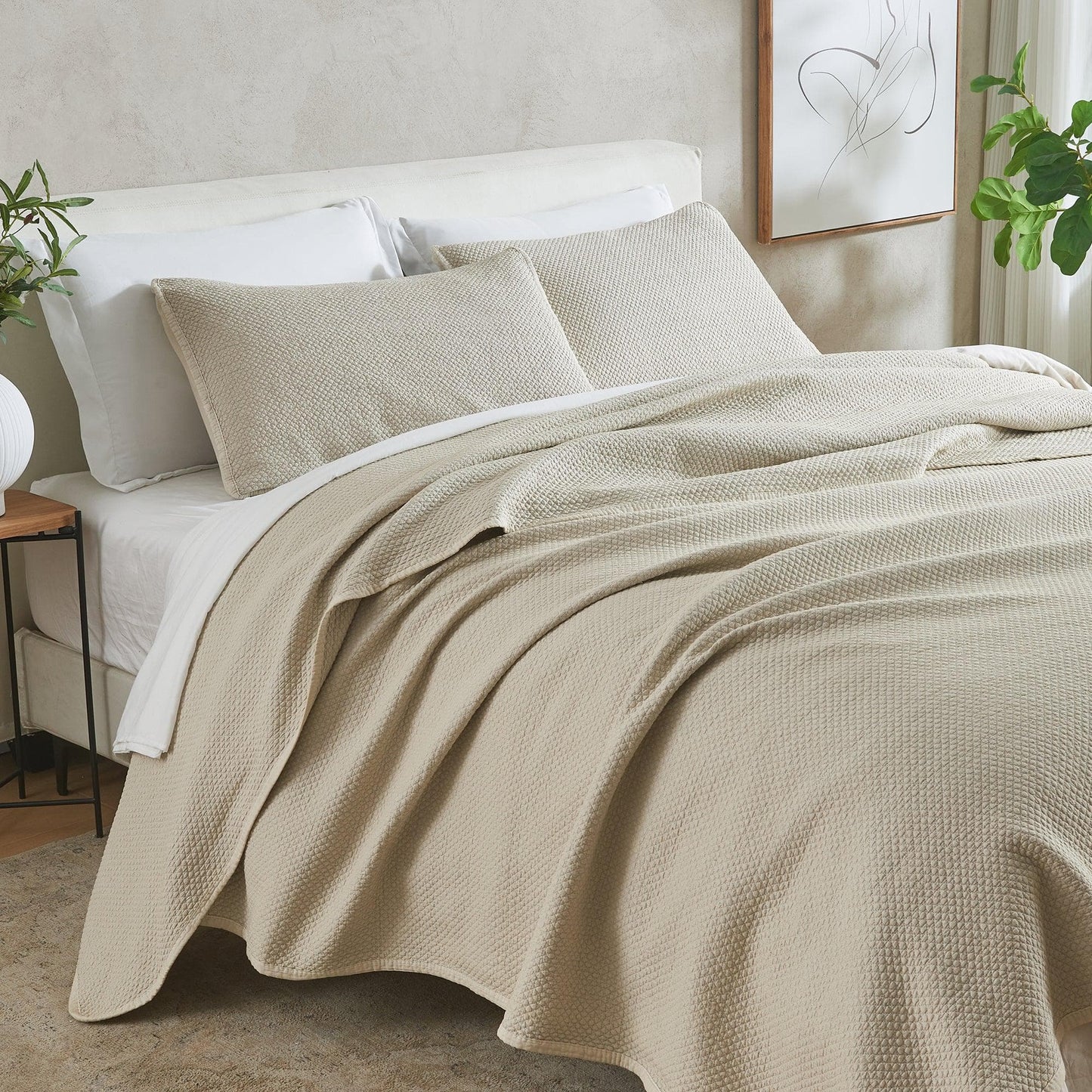 Stonewashed Relaxed Quilt Set - Vittoria Collection