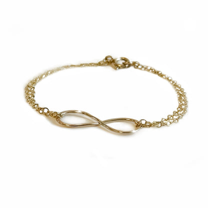 Teressa Lane Infinity Bracelet for Women - Elegant Gold Chain