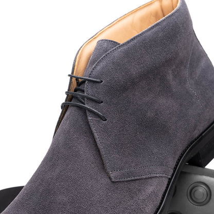 46-592-GRY MARCO Suede Calfskin Chukka Boot Grey