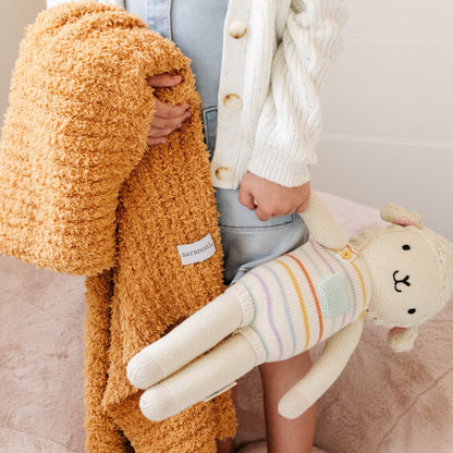 RIBBED BAMBONI® RECEIVING BLANKETS