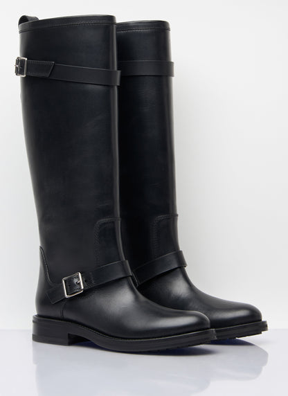 Saint Laurent Women's River Leather Boots
