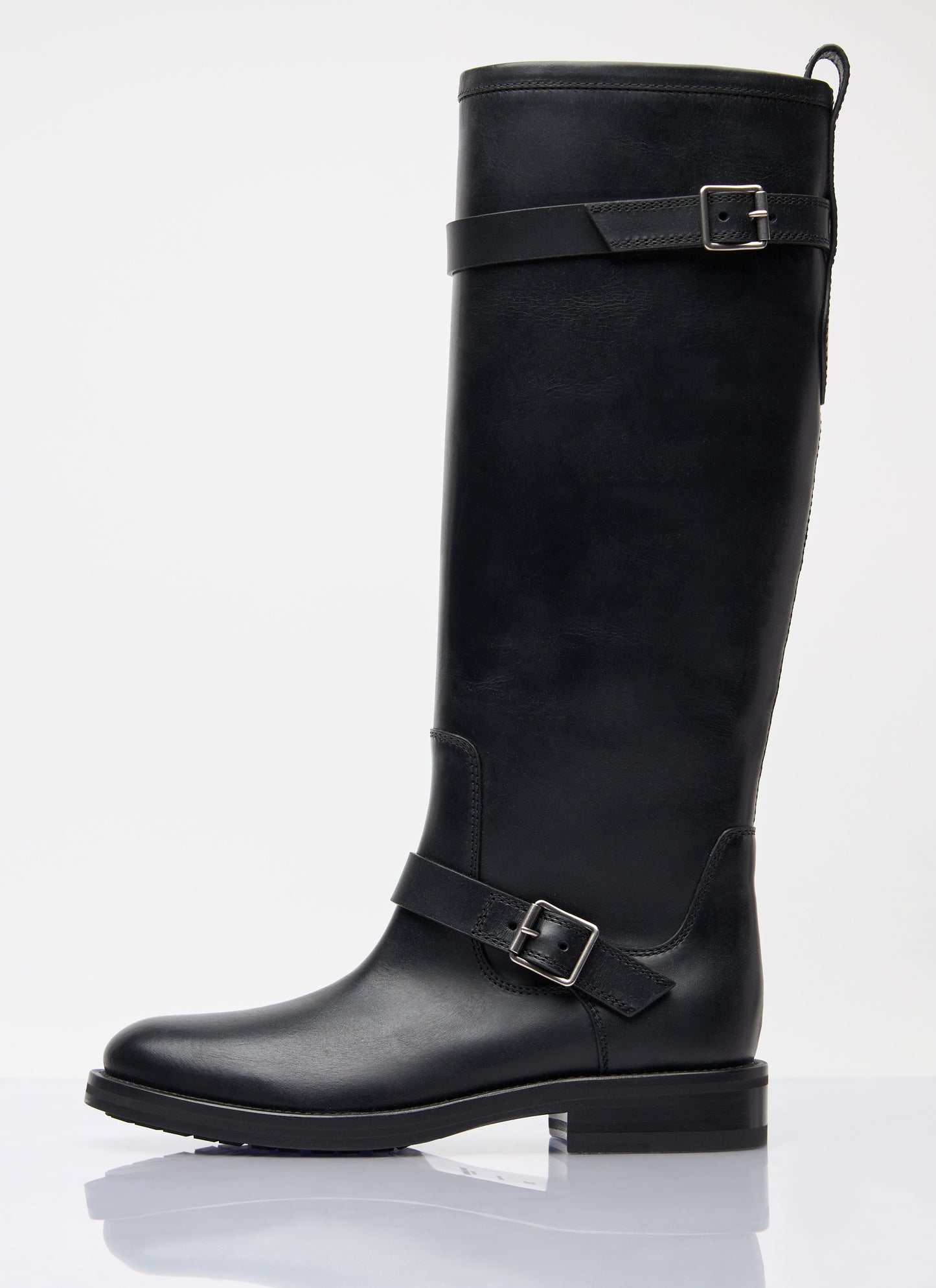 Saint Laurent Women's River Leather Boots