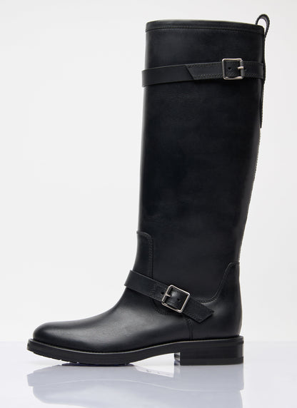 Saint Laurent Women's River Leather Boots