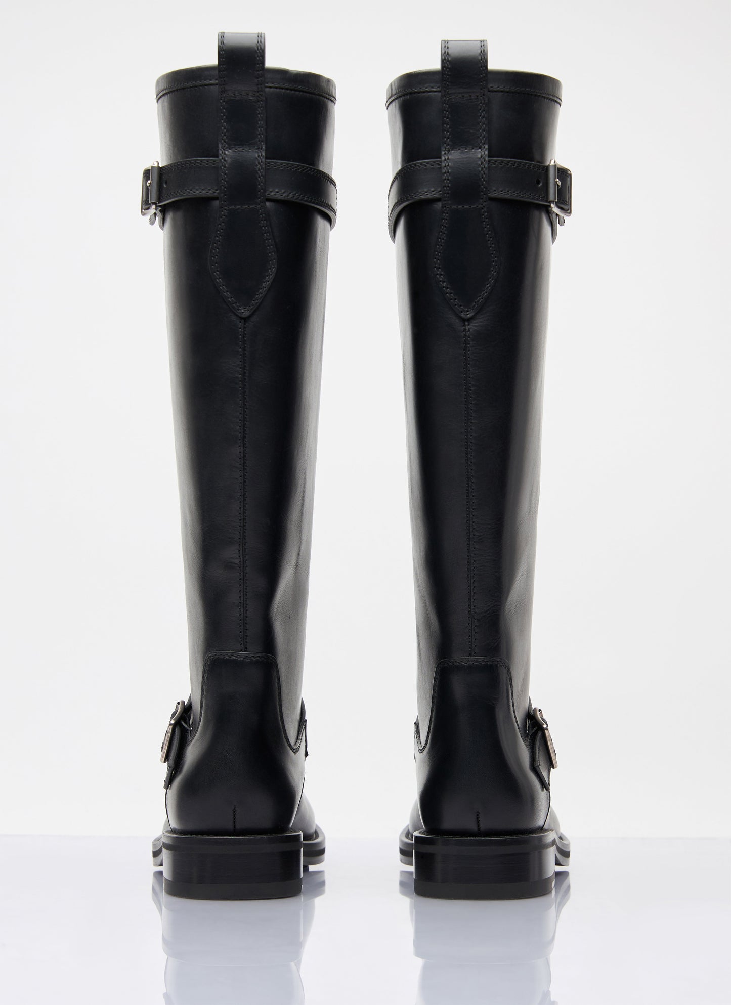 Saint Laurent Women's River Leather Boots