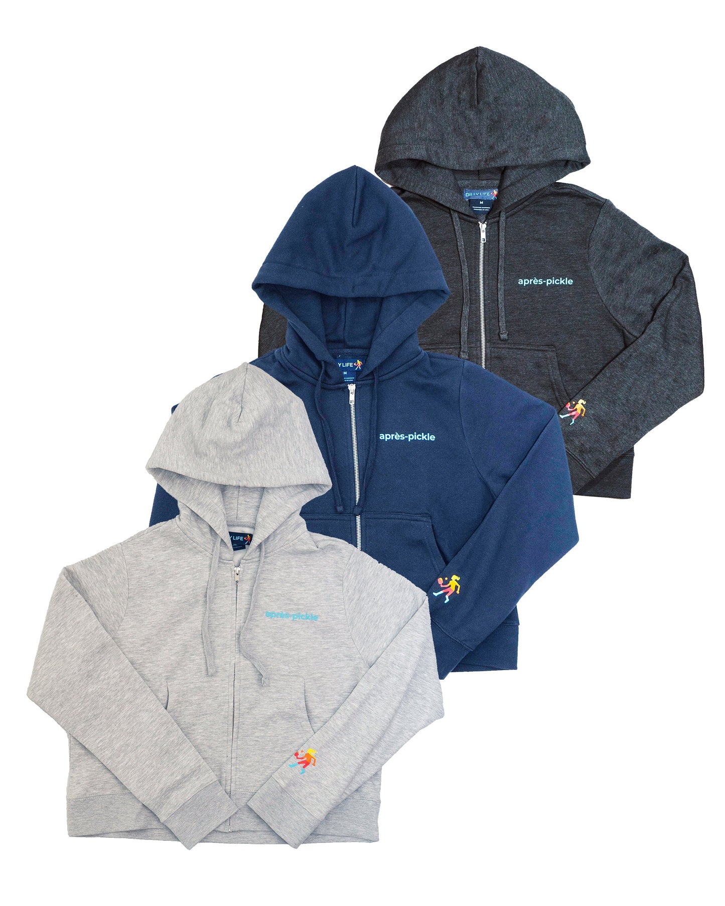 Women's après-pickle Crop Fit Full Zip Hoodie