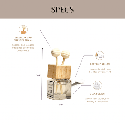 Bamboo Coconut Car Diffuser