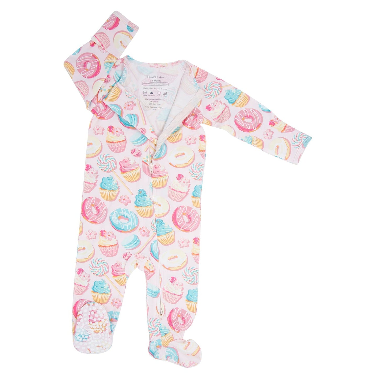 Sweet Tooth Zipper Footie